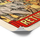 Cole Bros Circus Retourne Accueil Poster (Coin)