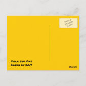 Cole est stupide Carte postale (Dos)