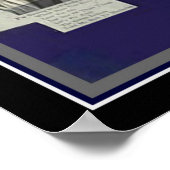 Cole Porter Art Déco "New Yorkers" Imprimer 16 x 2 (Coin)