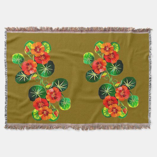 coleção Flores do Brasil capuchinha,  Deken (Voorkant)