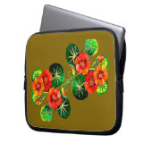 coleção Flores do Brasil capuchinha,  Laptop Sleeve (Voorkant Links)