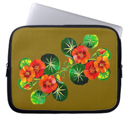 coleção Flores do Brasil capuchinha,  Laptop Sleeve