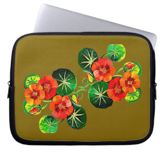 coleção Flores do Brasil capuchinha,  Laptop Sleeve