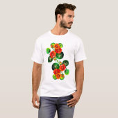 coleção Flores do Brasil capuchinha,  T-shirt (Voorkant volledig)