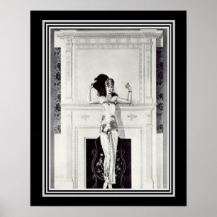 Coles Phillips Art Deco en Poster 16 x 20