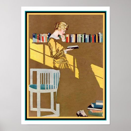 Coles Phillips Art Déco " Fade Away Girl " 12 x 16 (Devant)