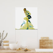 Coles Phillips ‘Fadeaway Girl’  “Een snelle duik” Poster (Keuken)