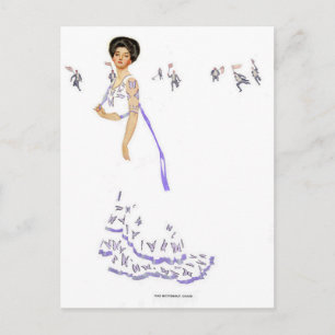 Coles Phillips "Fadeaway Girl" Illustratie "Butte Briefkaart