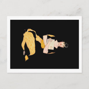 Coles Phillips Fadeaway Meisje - Agenda Briefkaart