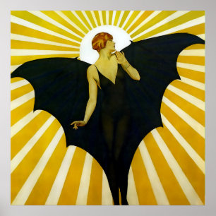 Coles Phillips Sunburst Tijdschriftcover Poster