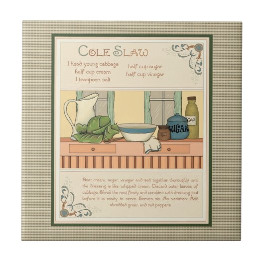 Coleslaw Tegeltje (Voorkant)