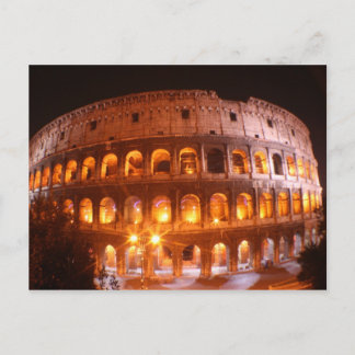 Colesseum bij nacht briefkaart
