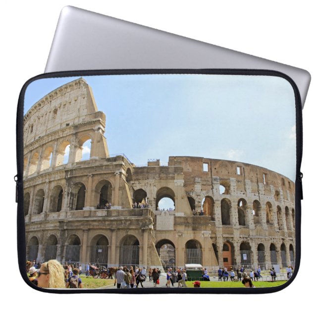 Colesseum Briefkaart Laptop Sleeve (Voorkant)