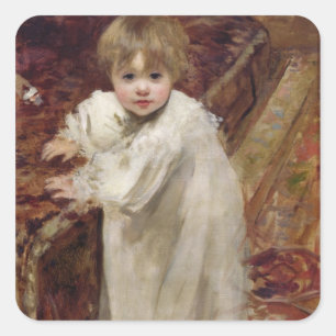 Colette's First Steps, 1895 Vierkante Sticker