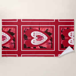 Coleus Close-up with John 3:16 Strandlaken