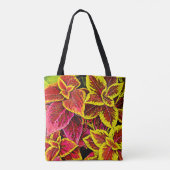 Coleus Leaf Burst Design Draagtas (Achterkant)