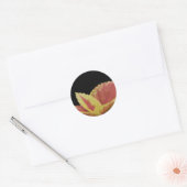 Coleus Leaves Ronde Sticker (Envelop)