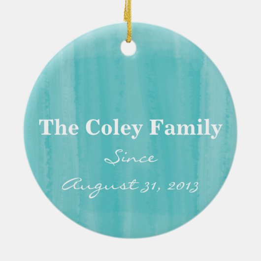 Coley Family Ornament (Achterkant)