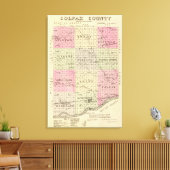 Colfax County, Nebraska Canvas Afdruk (Insitu (Woonkamer))