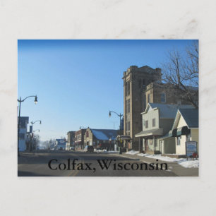 Colfax, Wisconsin Carte postale