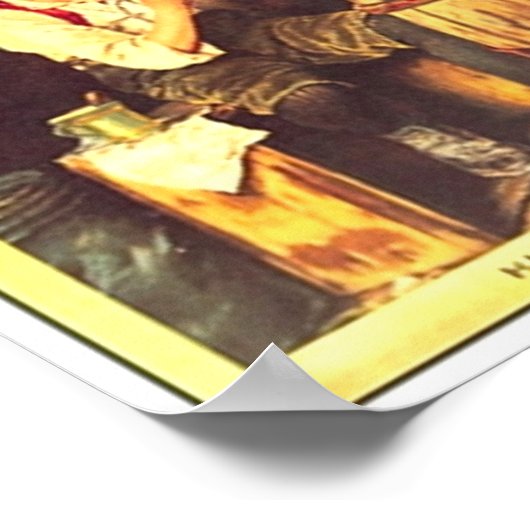  Colgate Sying Soap Boy Sholding Poster (Hoek)