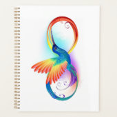 Colibri arc-en-ciel avec symbole Infinity (Devant)