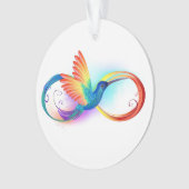 Colibri arc-en-ciel avec symbole Infinity (devant)