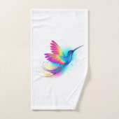 Colibri arc-en-ciel exotique (Serviette à main)