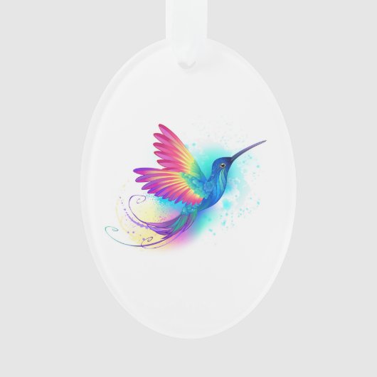 Colibri arc-en-ciel exotique (devant)