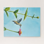 Colibri Art Oiseau Joli Puzzle (Horizontal)