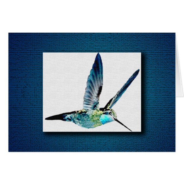 Colibri bleu (Devant Horizontal)