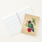 Colibri Cahier à spirale rayures dorées (Intérieur)