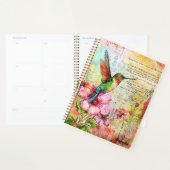 Colibri d'aquarelle rétro (Devant avec enveloppe)