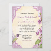 Colibri de digitale - faire-part de mariage (Devant)