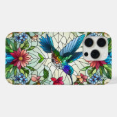 Colibri élégant avec effet de vitrail (Verso Horizontal)