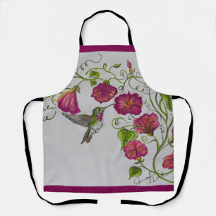 Colibri en tablier rose