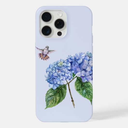Colibri et Hydrangea (Verso)