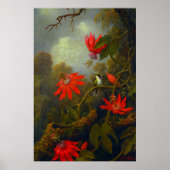 Colibri et Passiflores (1875) Affiche (Devant)