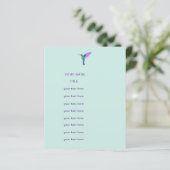 Colibri Flyer (Debout devant)