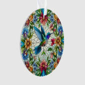 Colibri gracieux avec effet de verre tendu (devant)