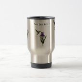 Colibri Iris Flower Travel Mug (Centre)