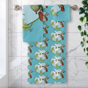 Colibri Lily Blue Art Nouveau