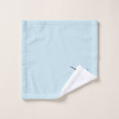 Colibri moderne et fleur sur fond bleu clair (Gant de toilette)