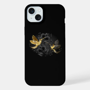Colibri noir et or