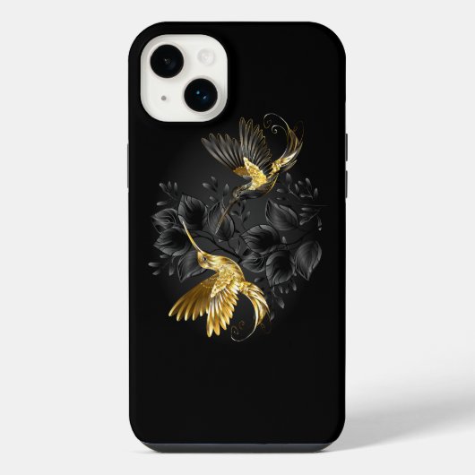 Colibri noir et or (Verso)
