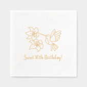 Colibri près de Fleurs 16e anniversaire (Recto)