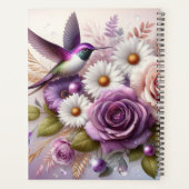 Colibri, Roses et marguerites (Dos)