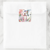 Colibri & Sticker Floral Aquarelle Parfum (Sac)