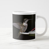Colibri sur Black 20 oz BIG Mug (Droite)