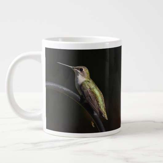 Colibri sur Black 20 oz BIG Mug (Gauche)